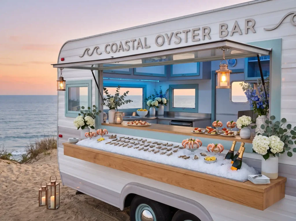 Coastal oyster bar food truck K