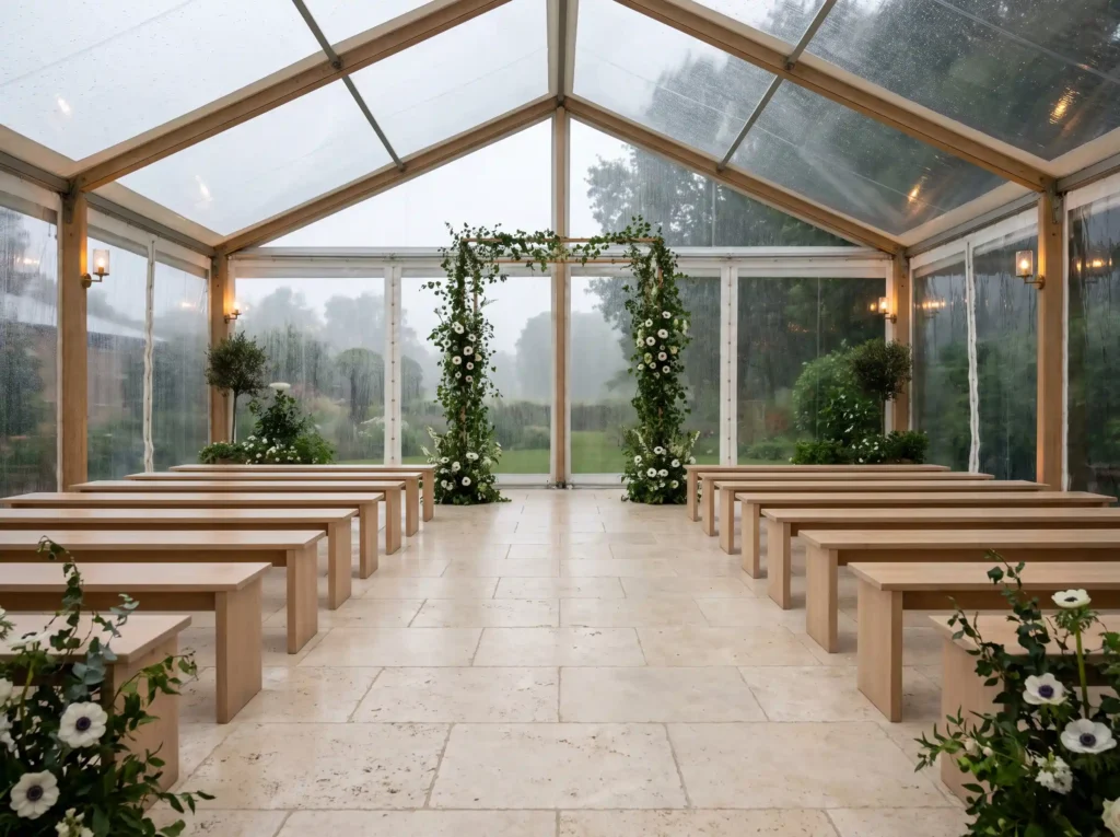 Glasshouse wedding ceremony inte… K