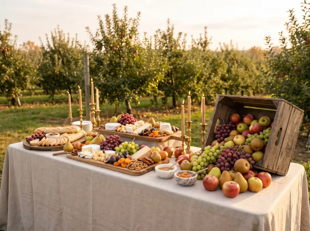 Fruit and cheese display K