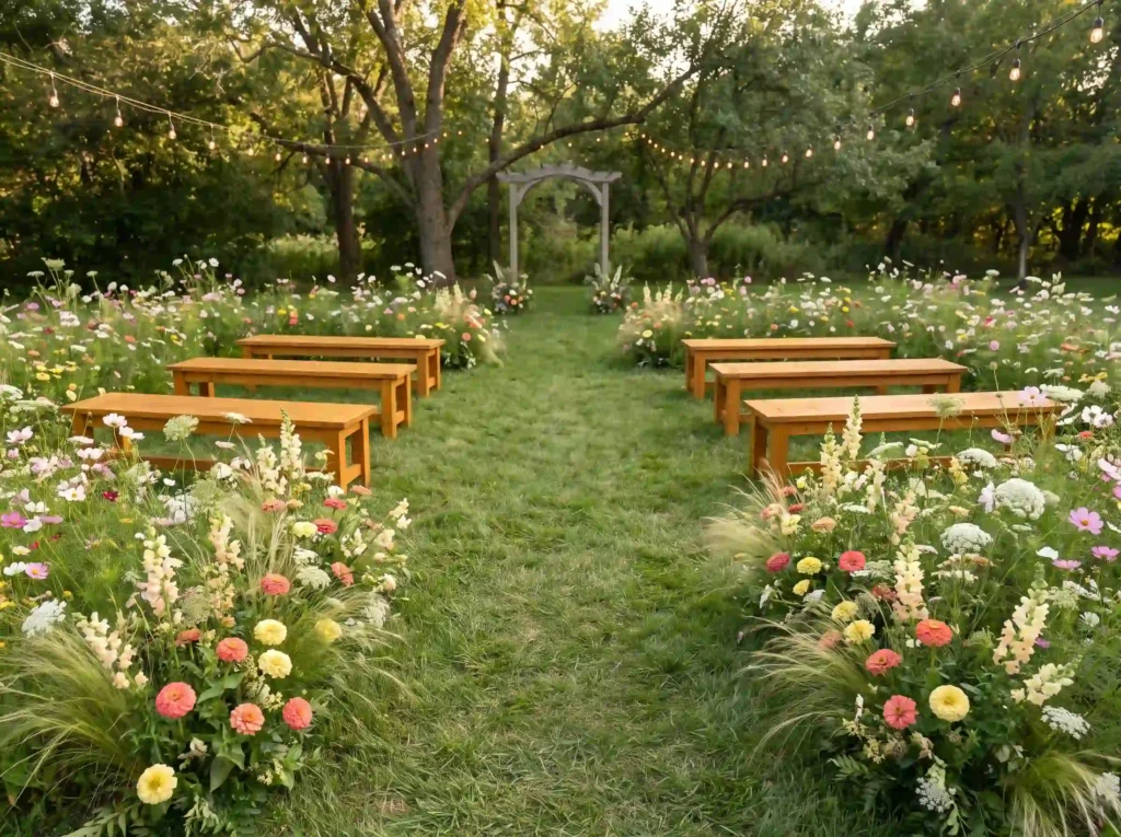 Wildflowers surrounding garden c… K