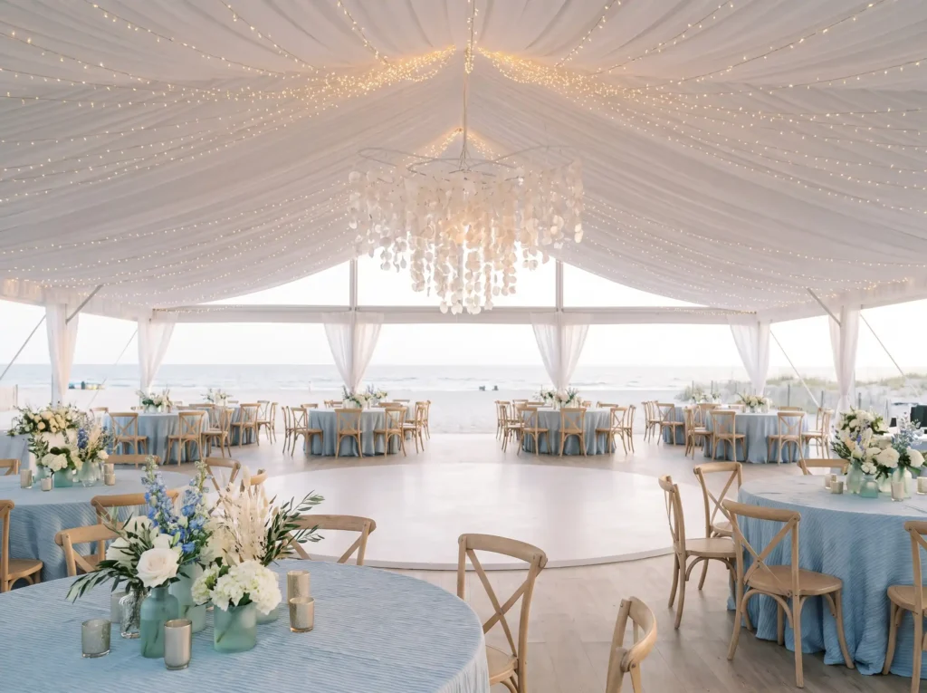 Coastal pearl dinner tent design K