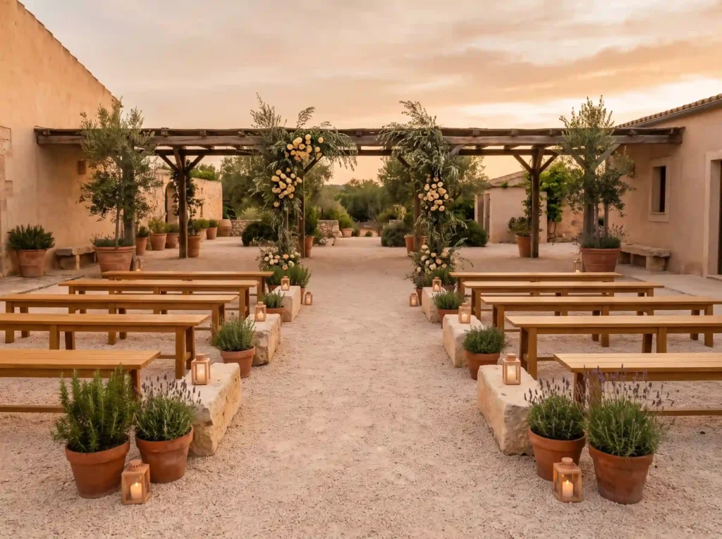 Mediterranean wedding ceremony s… K