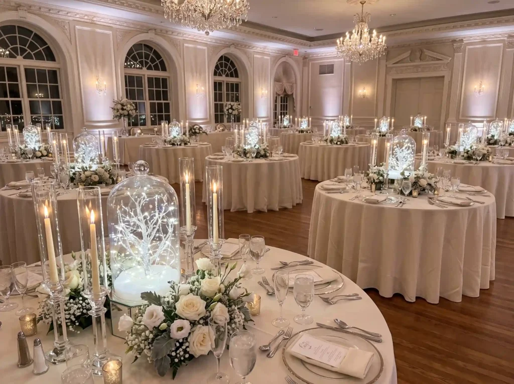 Winter ballroom table centerpiec… K