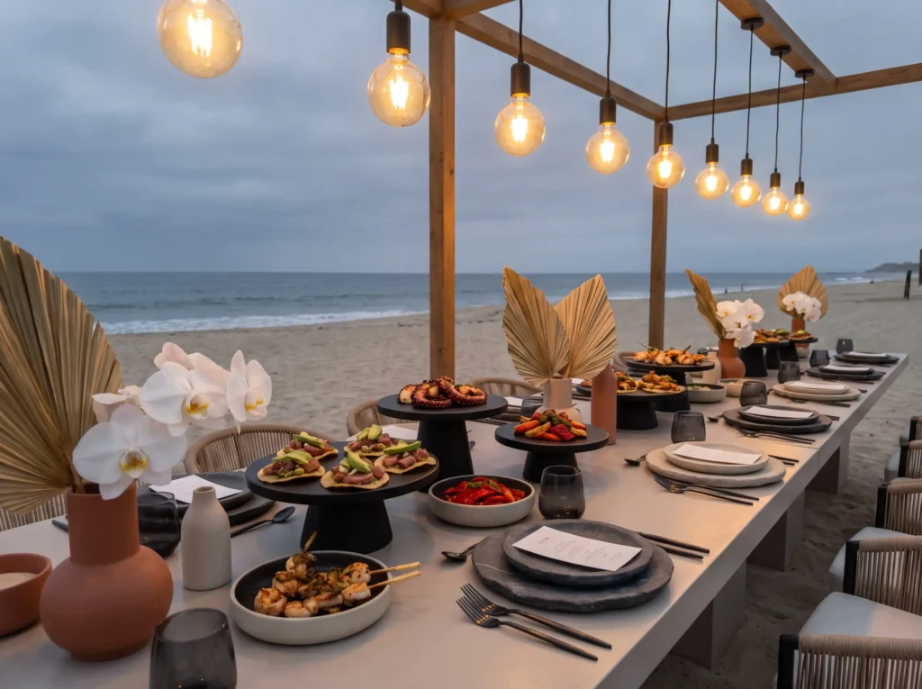 Coastal tapas table styling K