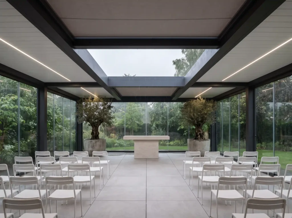 Modern rainproof courtyard weddi… K