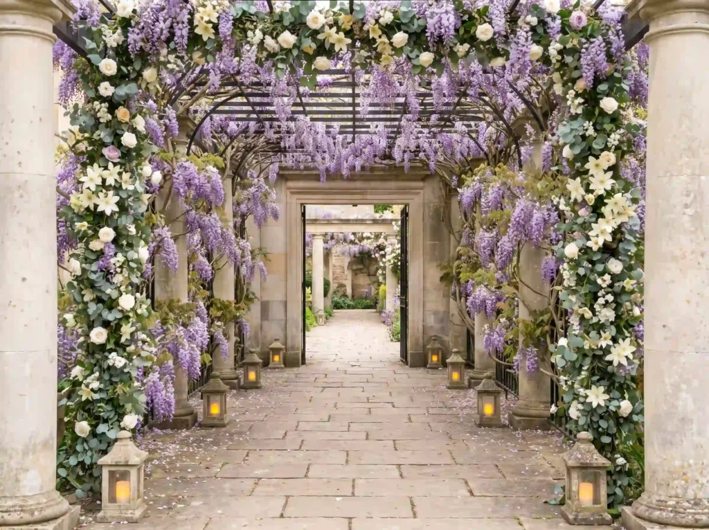 Wisteria courtyard entrance design K