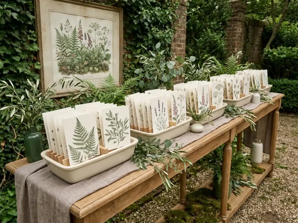 Botanical fan station display