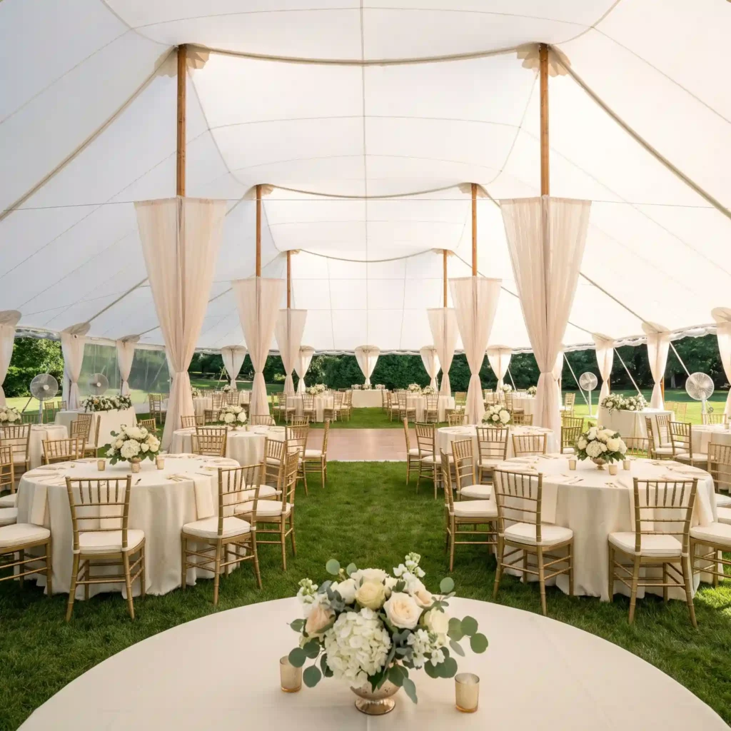 Elegant gold chair pavilion rece… K