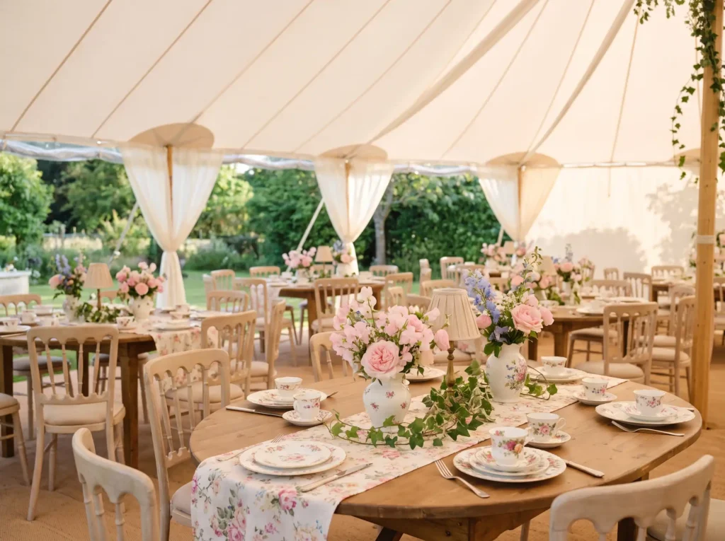 English garden party wedding rec… K