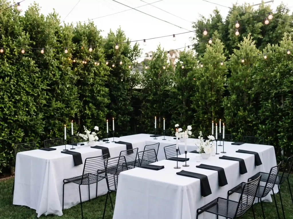 Modern monochrome micro wedding … K