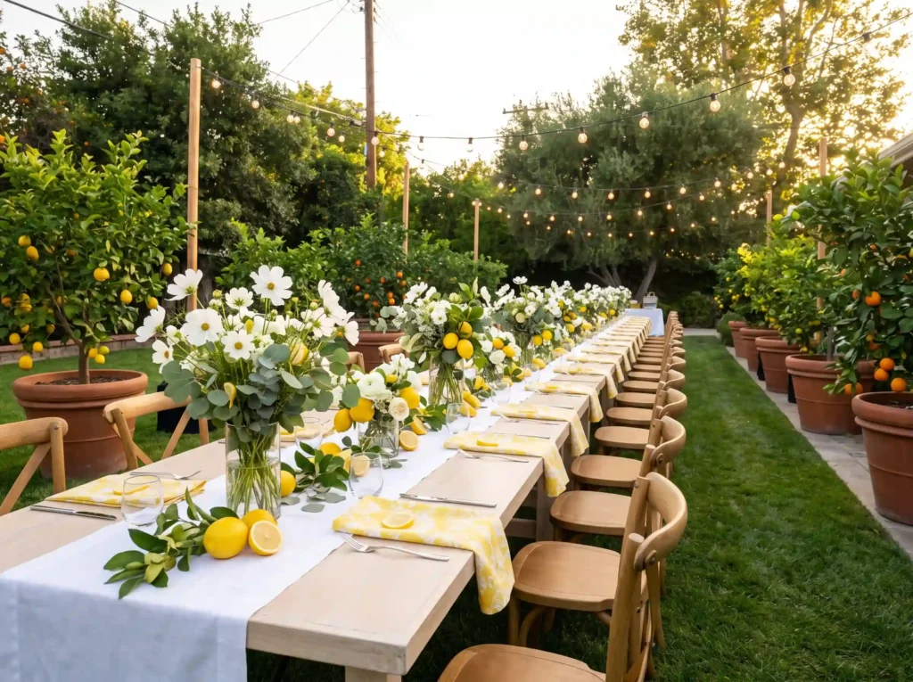 Citrus grove summer backyard rec… K