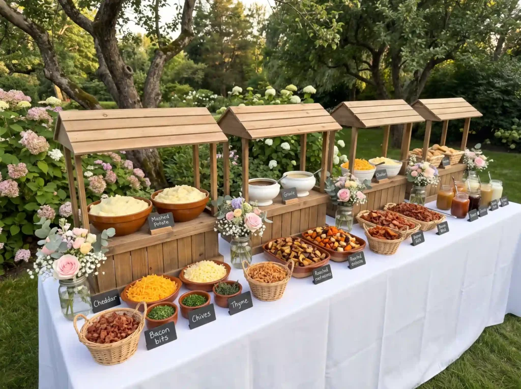 Miniature topping market buffet K