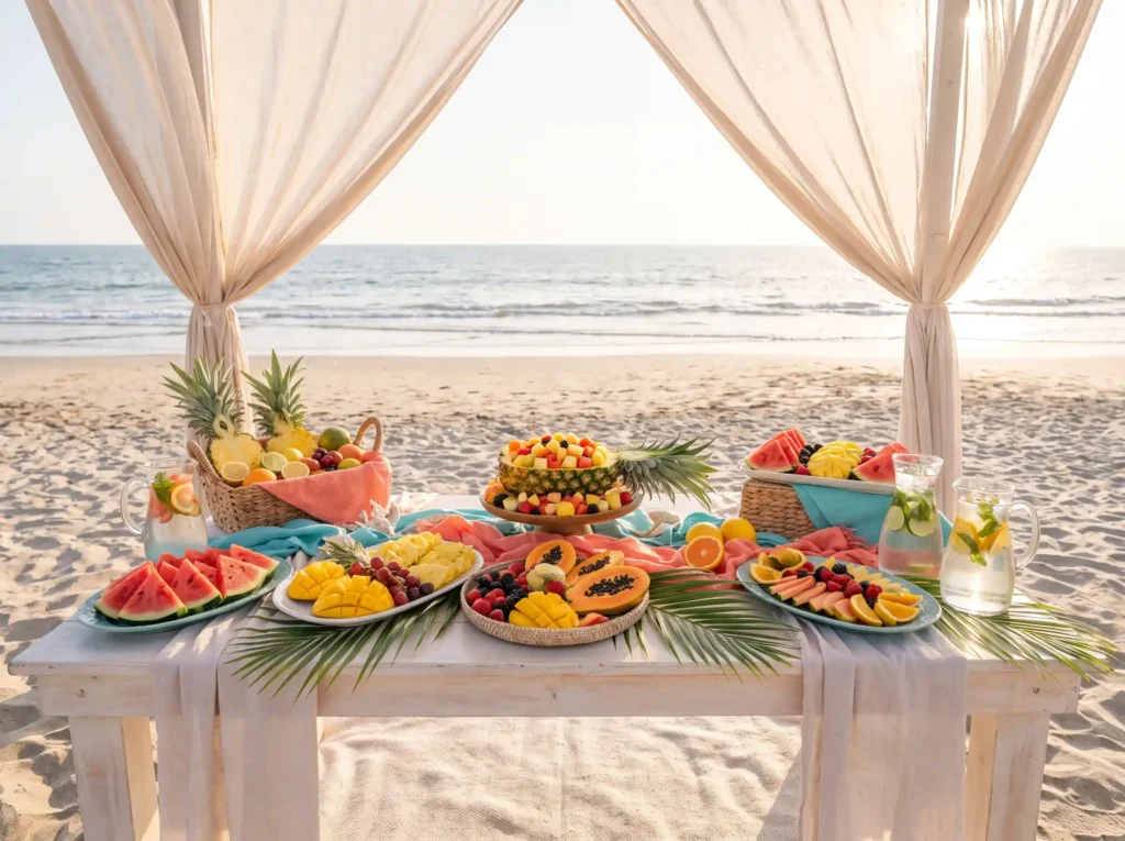 Beachside tropical fruit bar dis… K