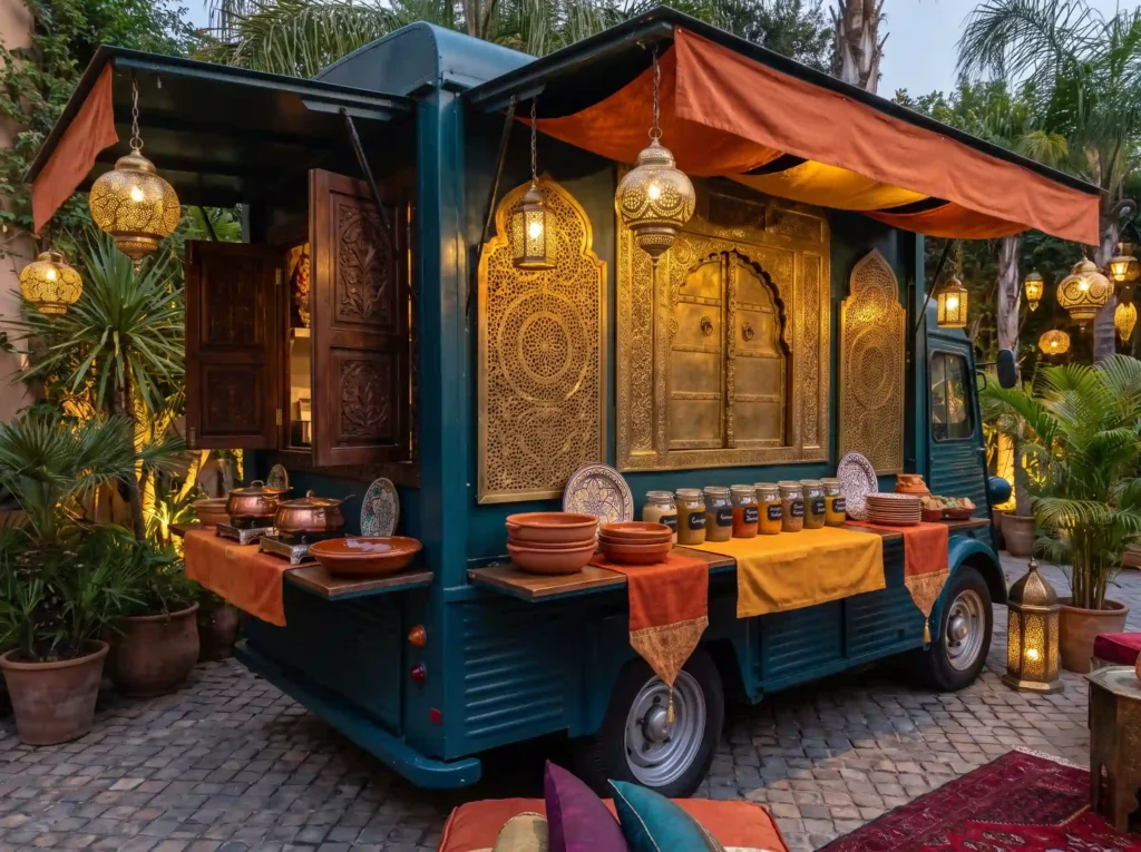 Moroccan spice kitchen food truck K