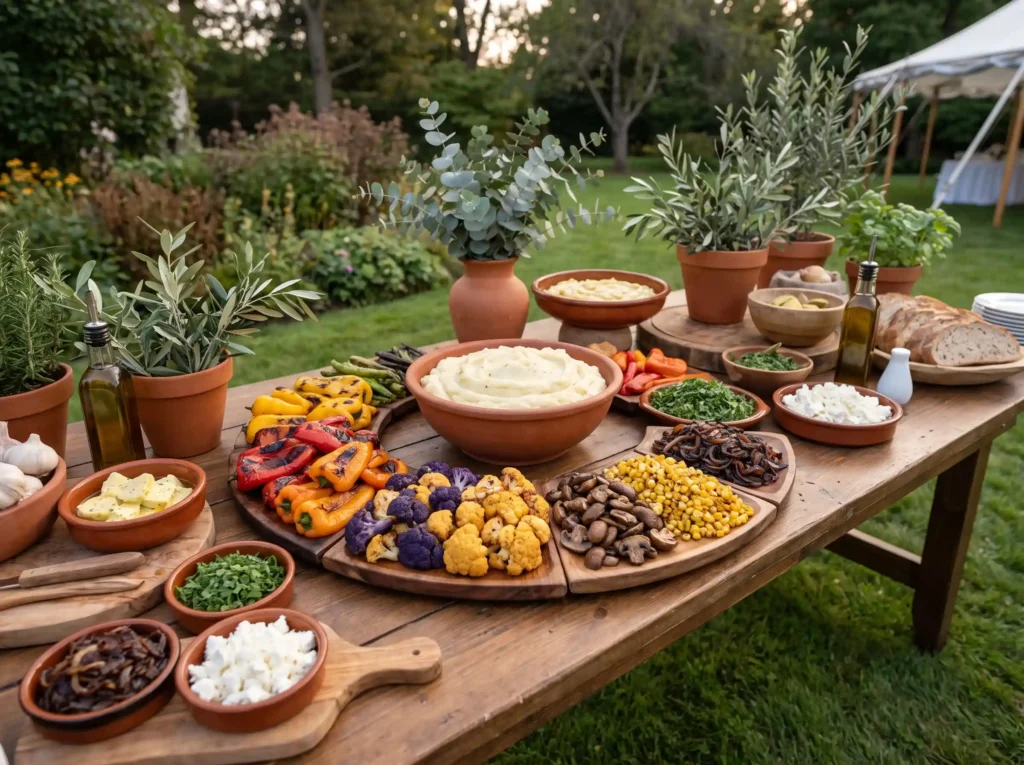 Vegetable potato bar buffet K