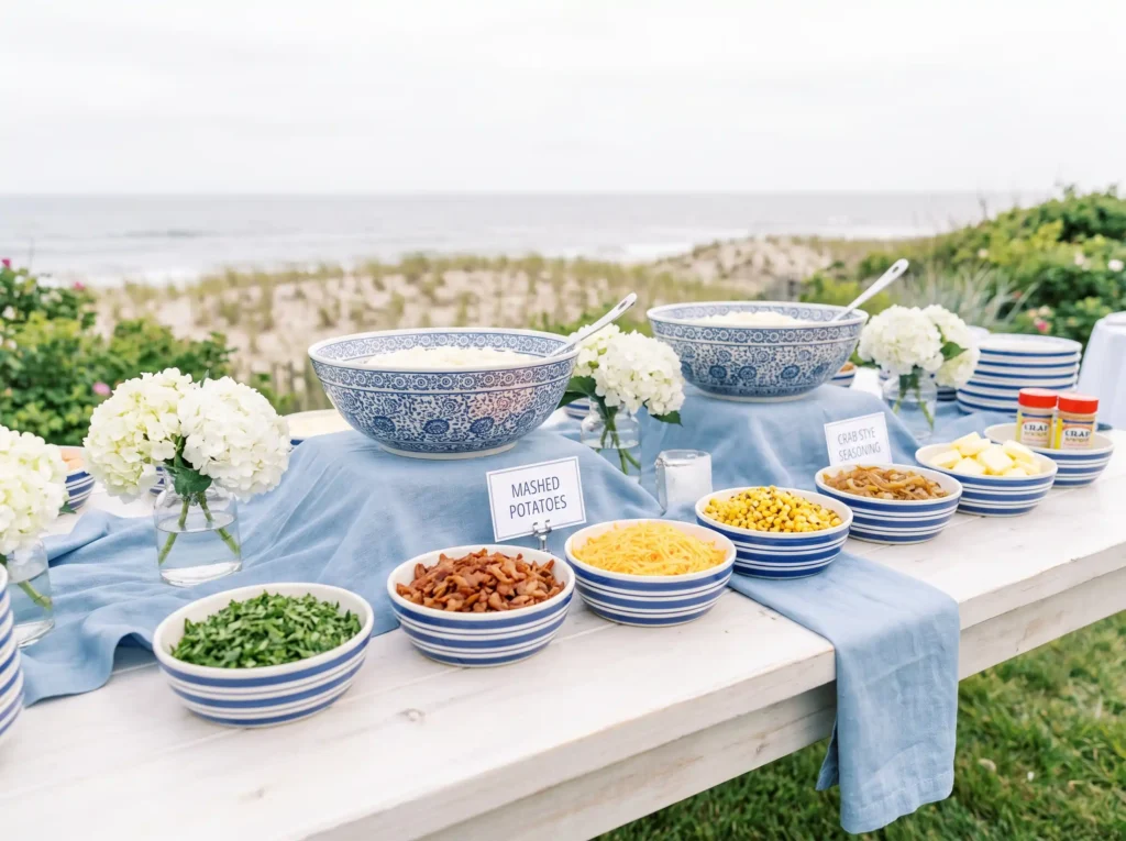 Coastal potato bar display K