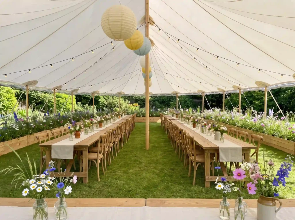 Wildflower wedding reception ten… K