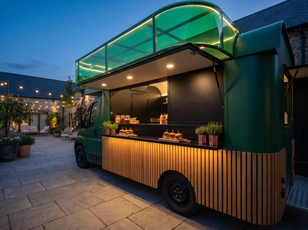 Gourmet burger truck design K