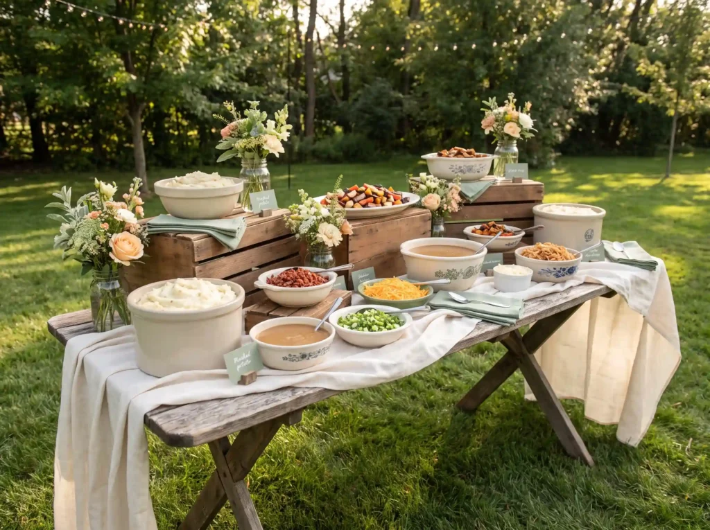 19 Mashed Potato Bar Wedding Ideas on a Budget
