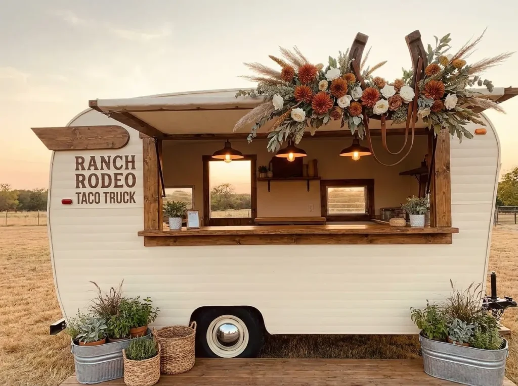 Ranch rodeo taco truck trailer