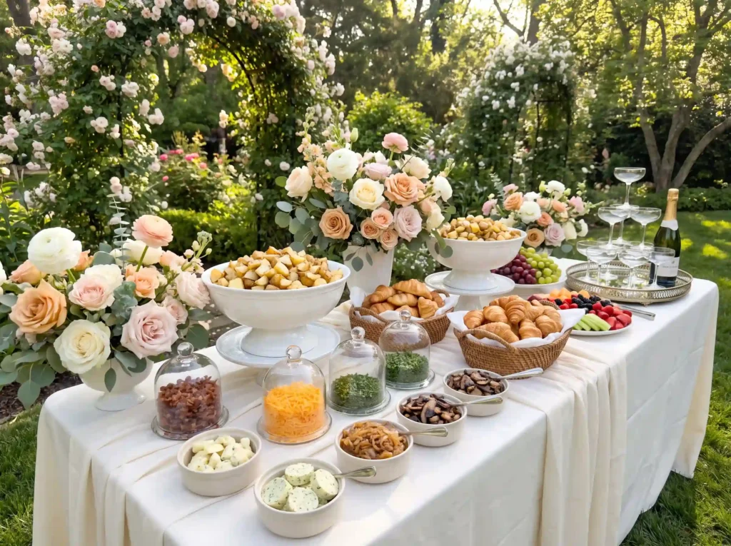 Champagne brunch potato bar K