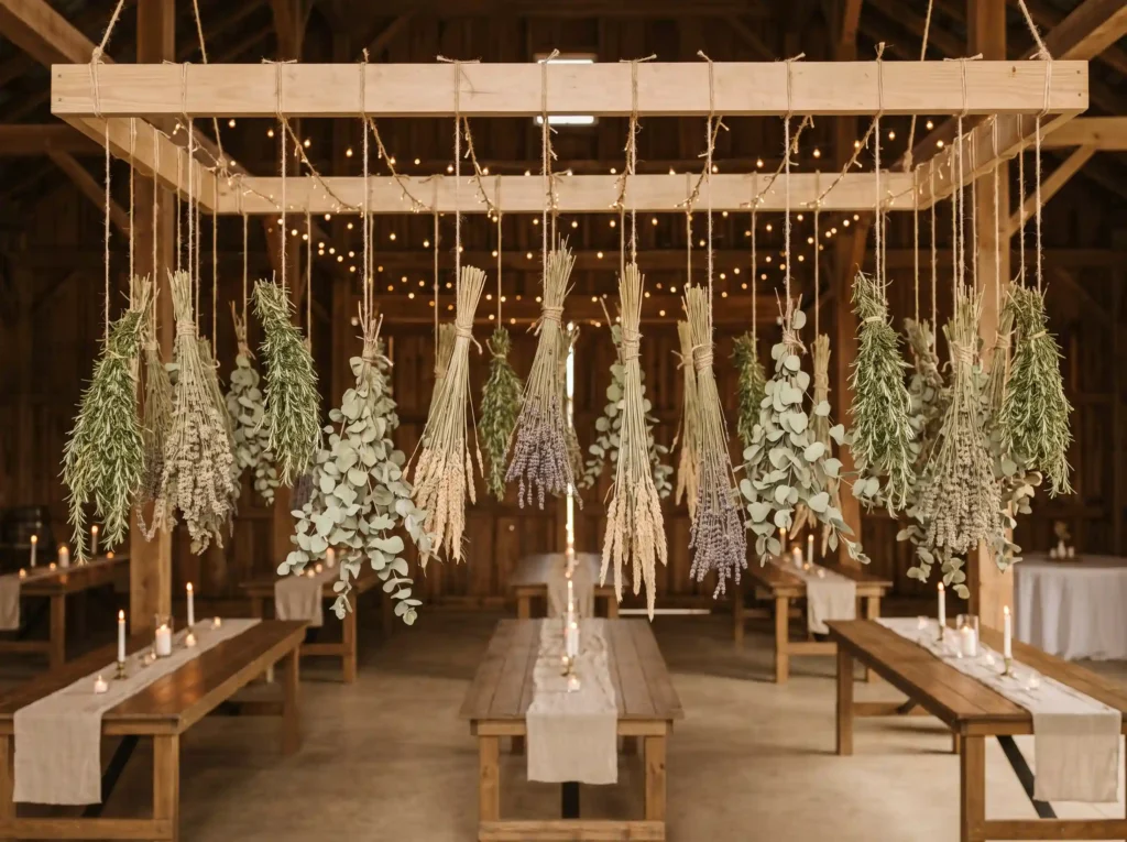 Herb bundles ceiling decor K