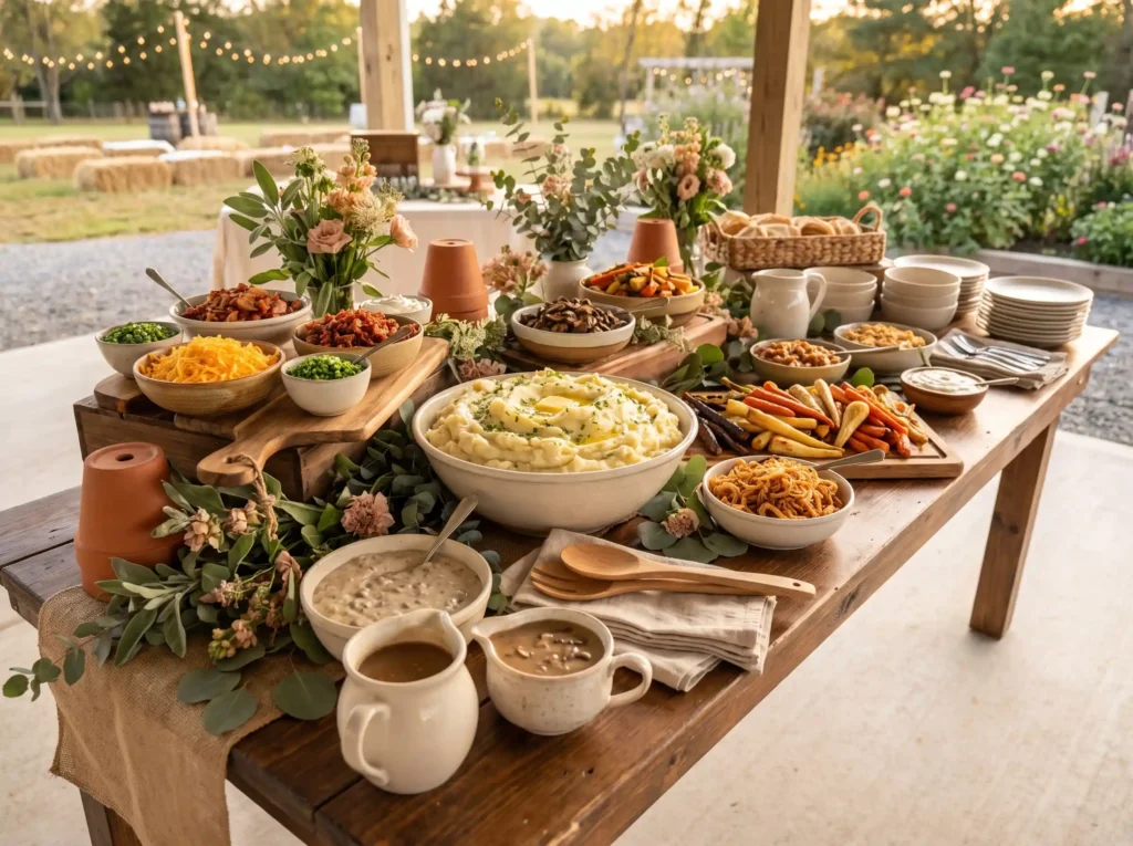 Potato grazing table wedding rec… K
