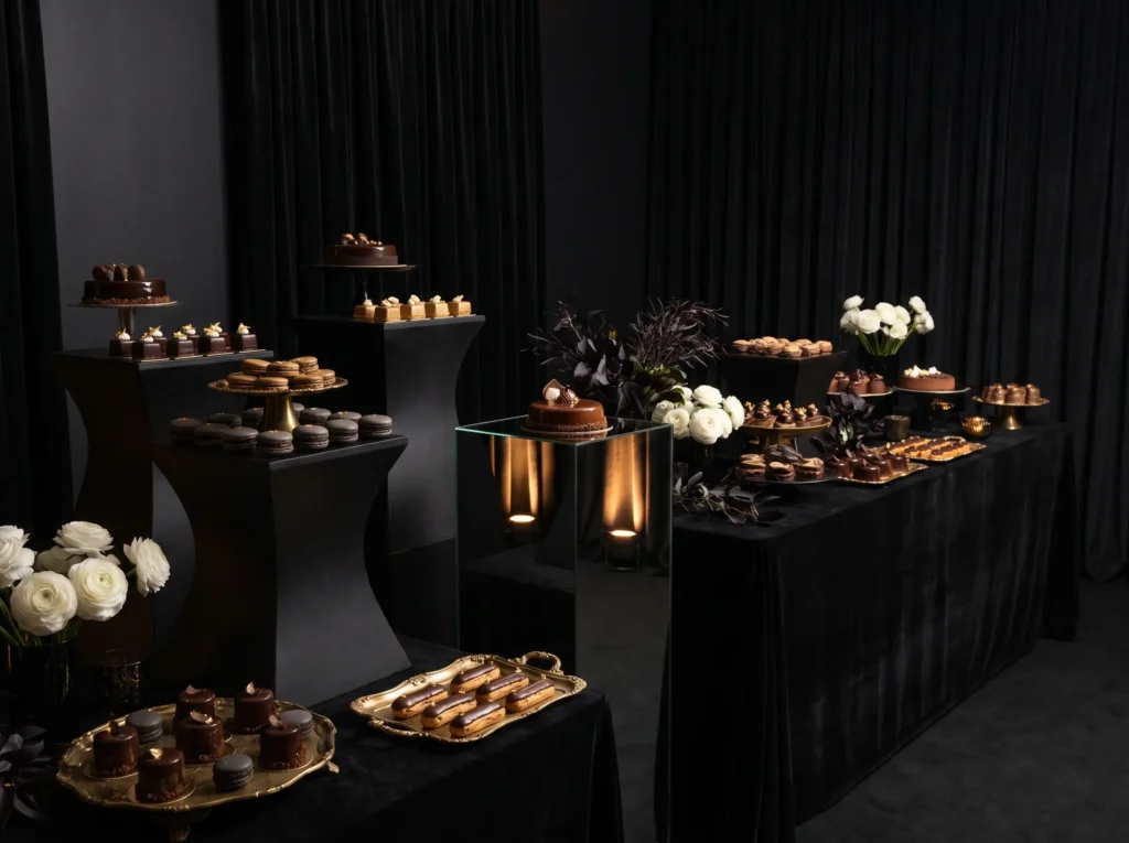 Luxury wedding dessert display s… K