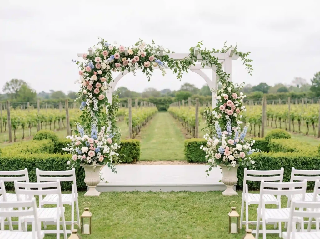 English vineyard wedding ceremon… K