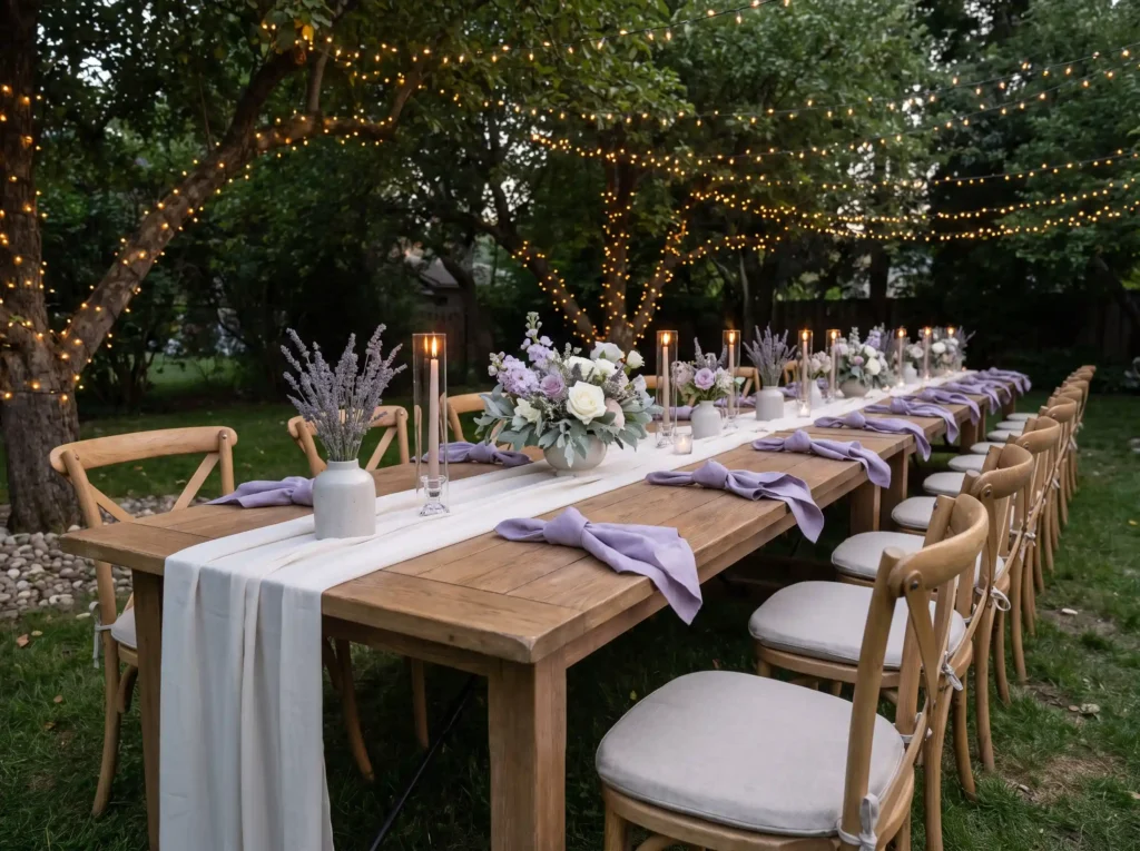 Lavender twilight dinner table s… K