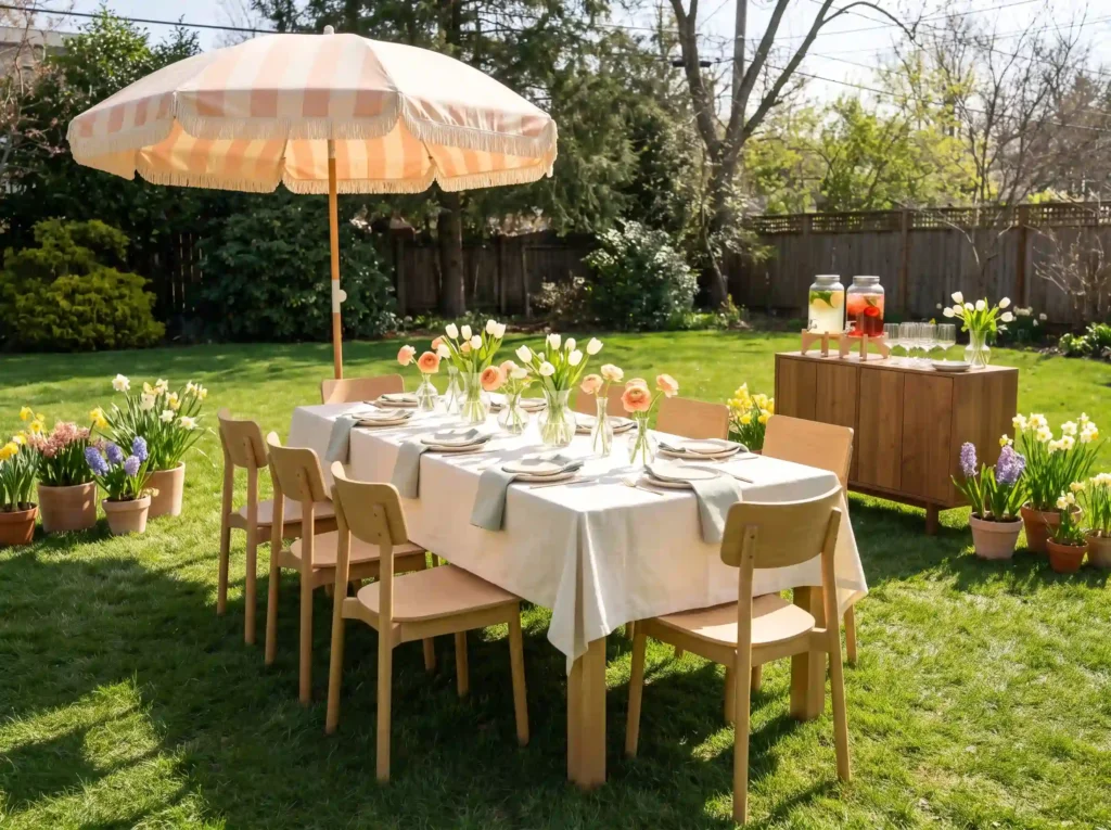 23 Charming Small Backyard Wedding Reception at Home Ideas