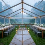 23 Backyard Wedding Clear Tent Looks That Feel Magical