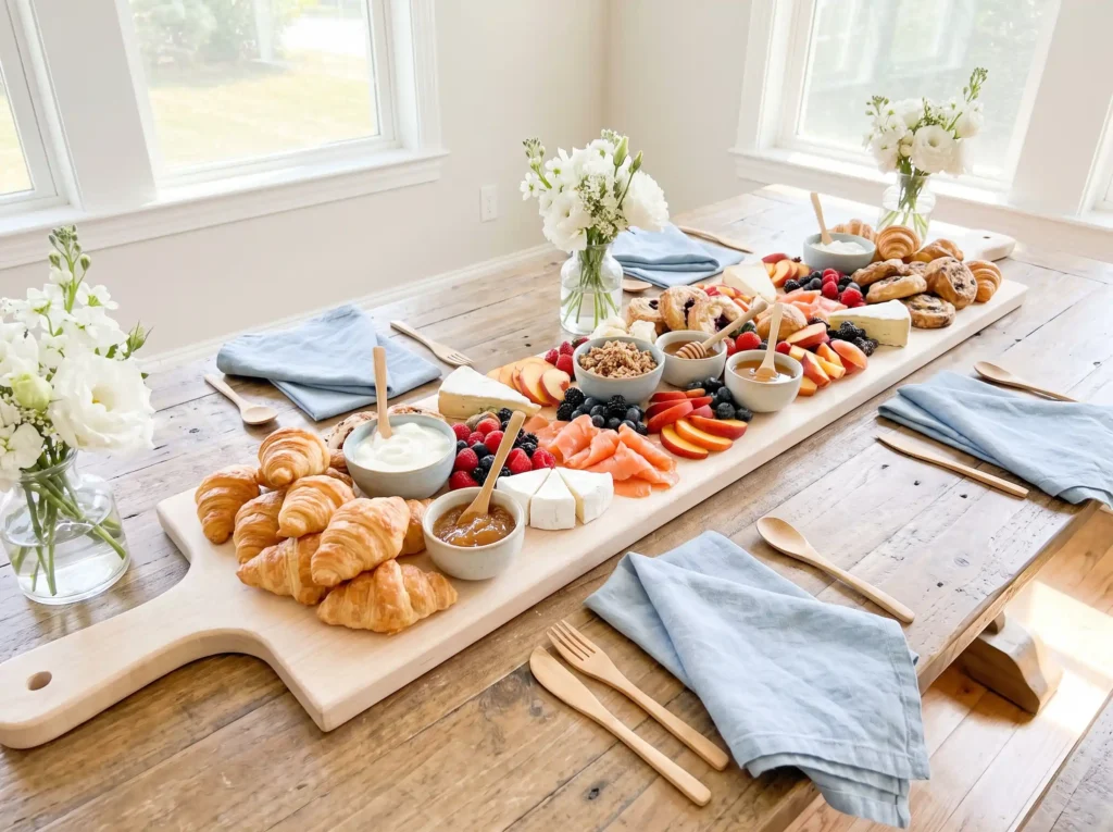 Brunch grazing board spread K
