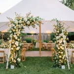 26 Backyard Wedding Setup Ideas Under a Rented Tent