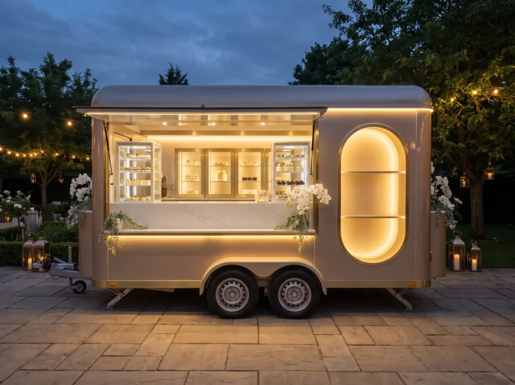 Luxury wedding dessert truck K