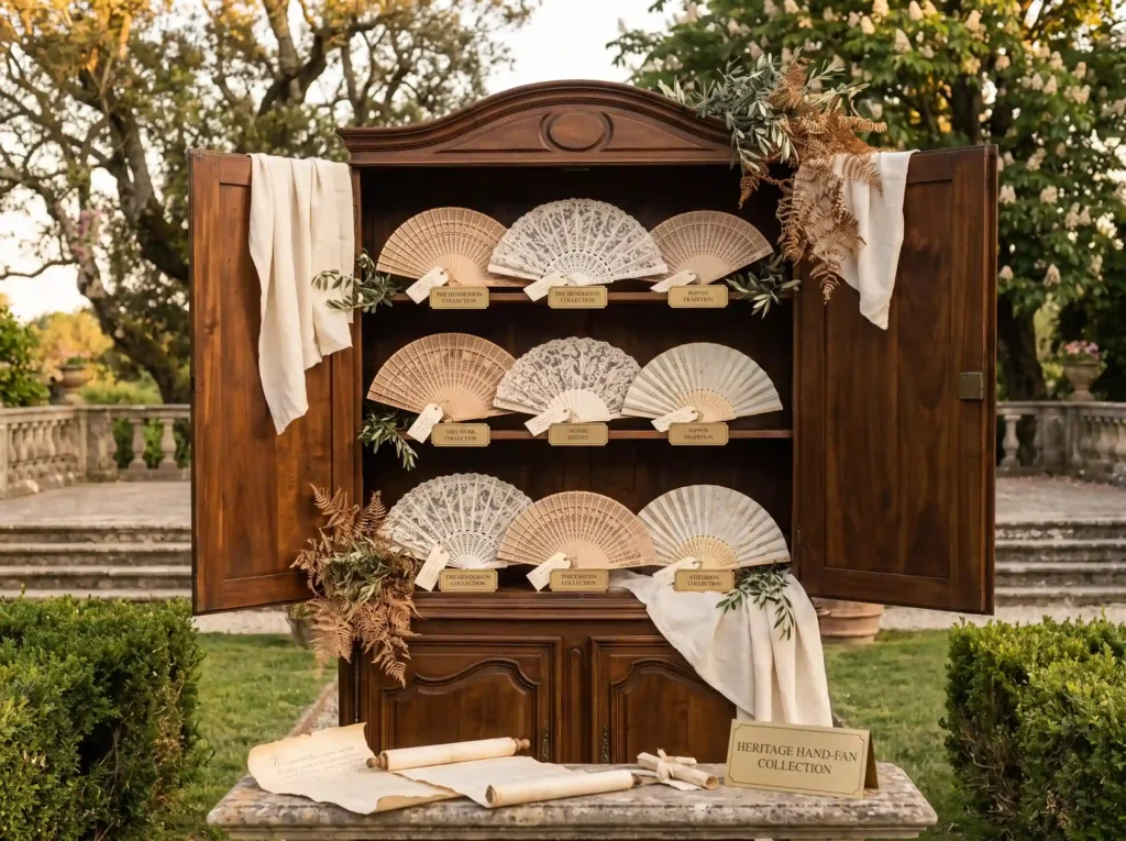 Hand fan collection display K