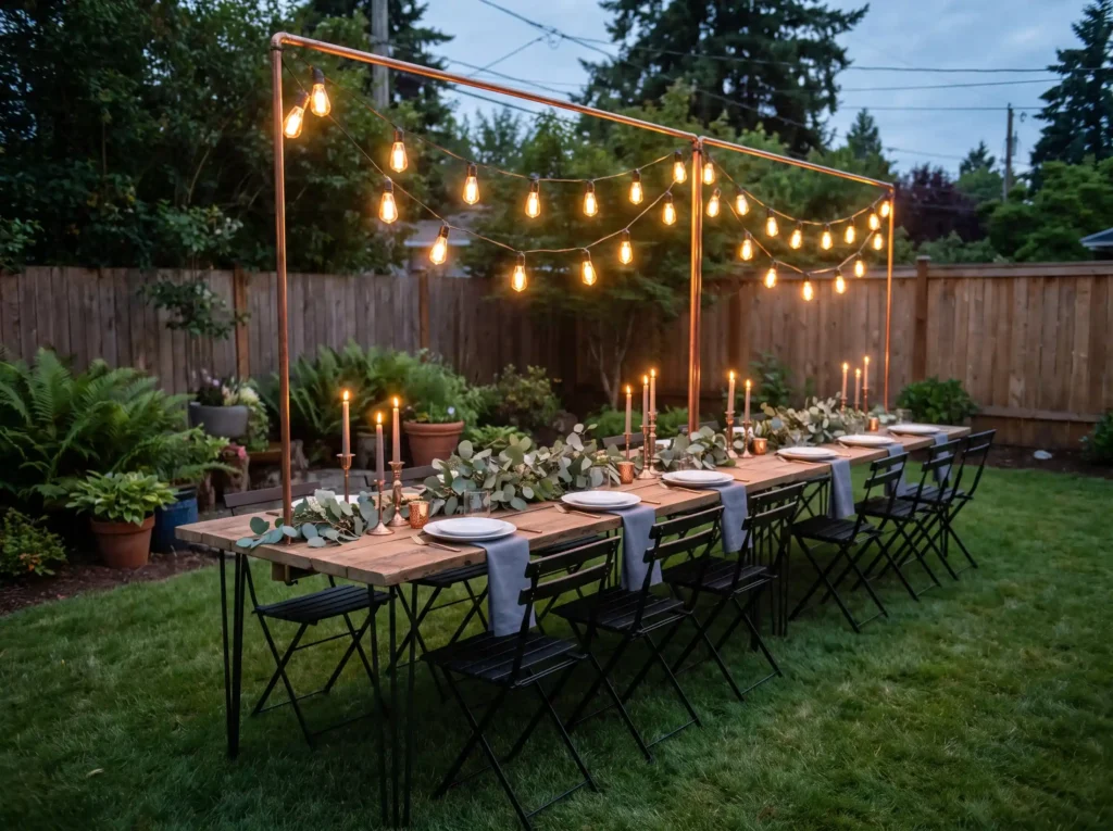 Industrial garden backyard recep… K