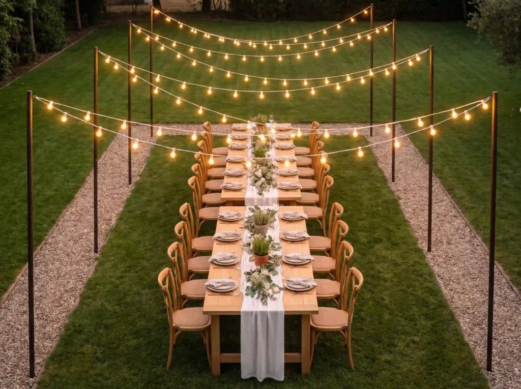 Backyard bistro lights lighting … K