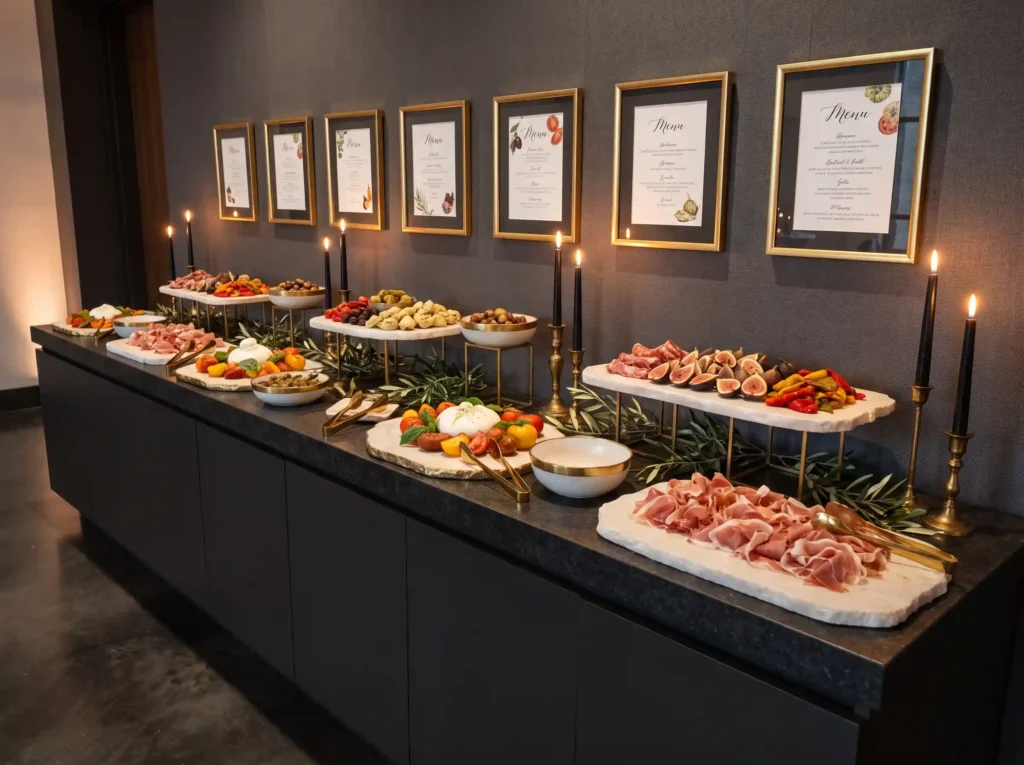 Antipasto gallery station styled… K