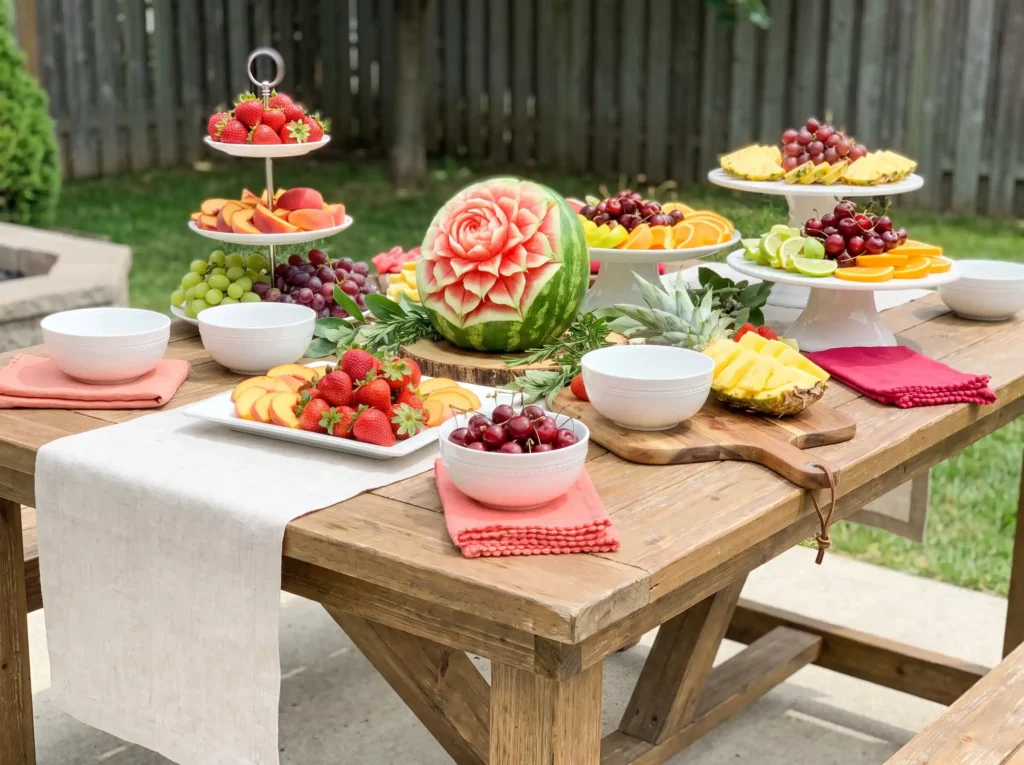 Colorful seasonal fruit bar K