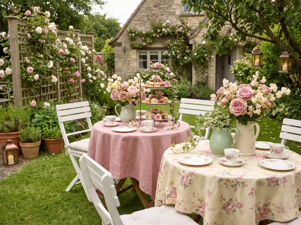 English cottage tea reception K
