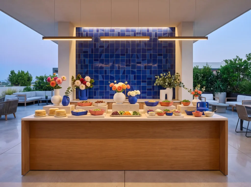 Modern taco counter display K