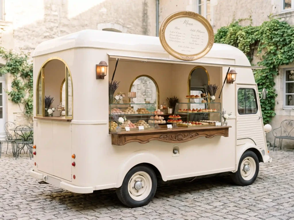 French patisserie truck serving … K