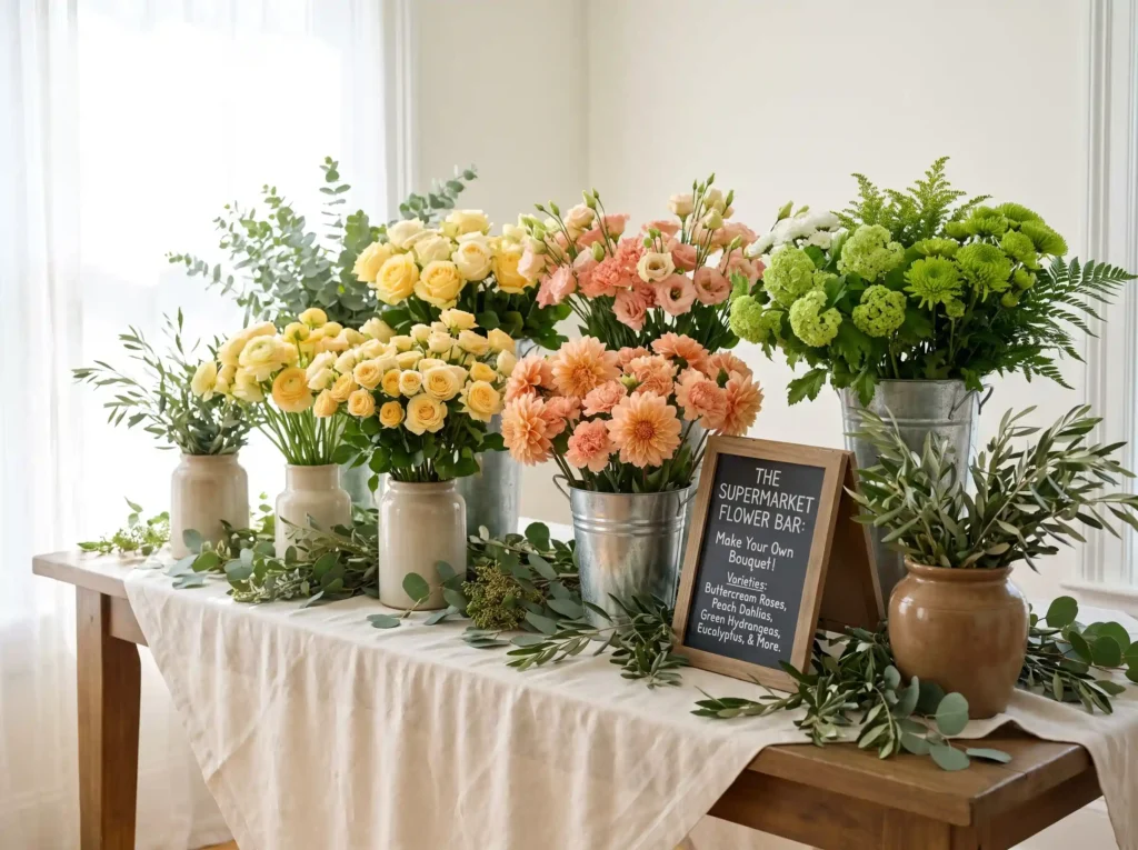 Supermarket flower station DIY s… K