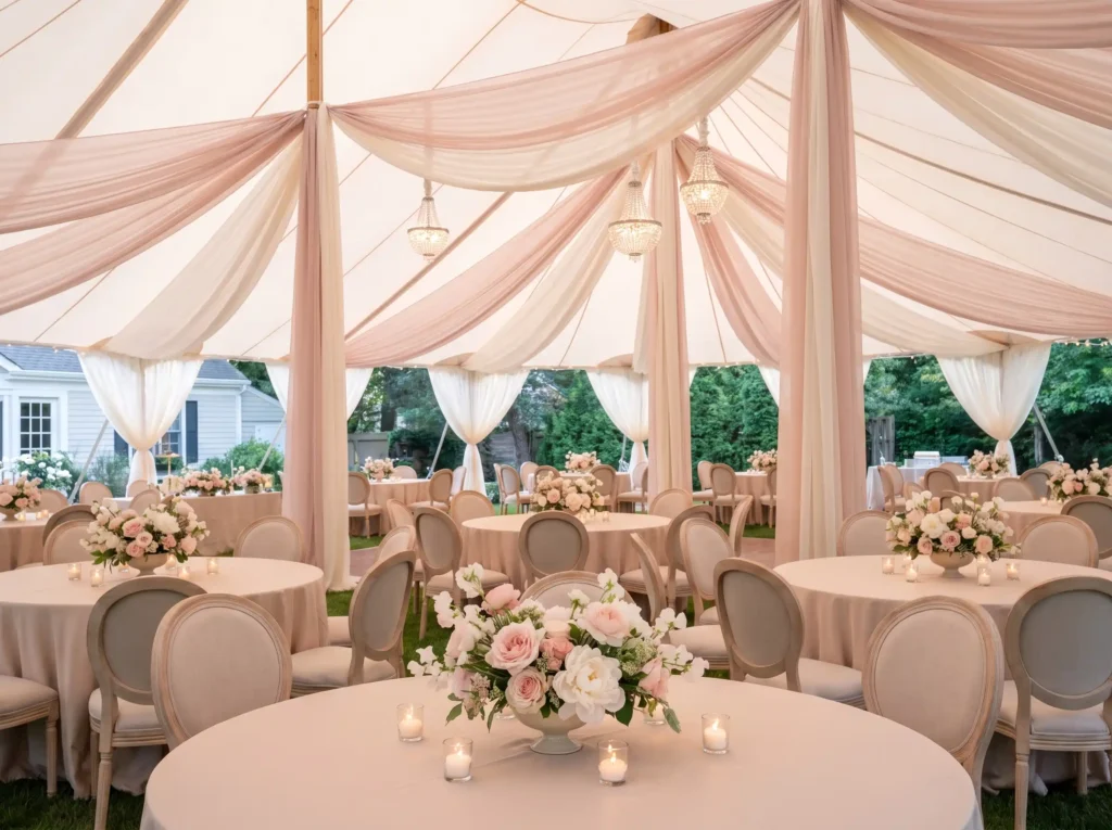 Wedding reception pavilion with … K